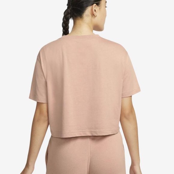 New Nike Essential Icon Flash Cropped Tee BV6175-609 Women's Size XL - Picture 2 of 2